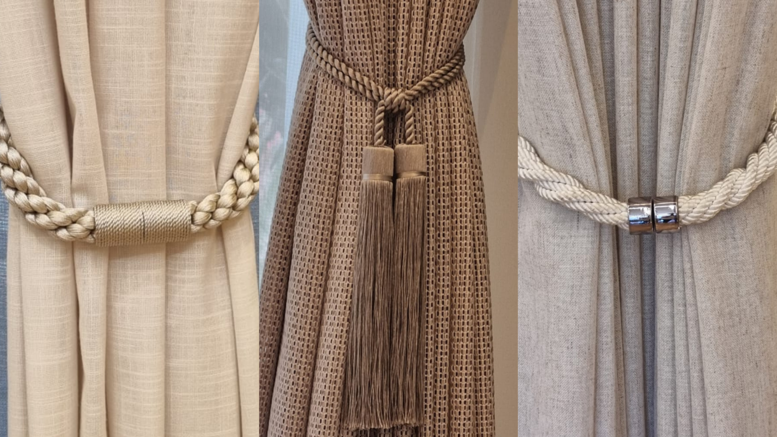 Abraçadeiras de cortina: o toque de elegância que transforma a cortina